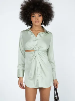 Sari Mini Dress Green