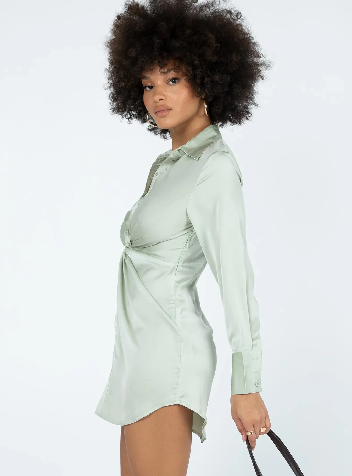 Sari Mini Dress Green