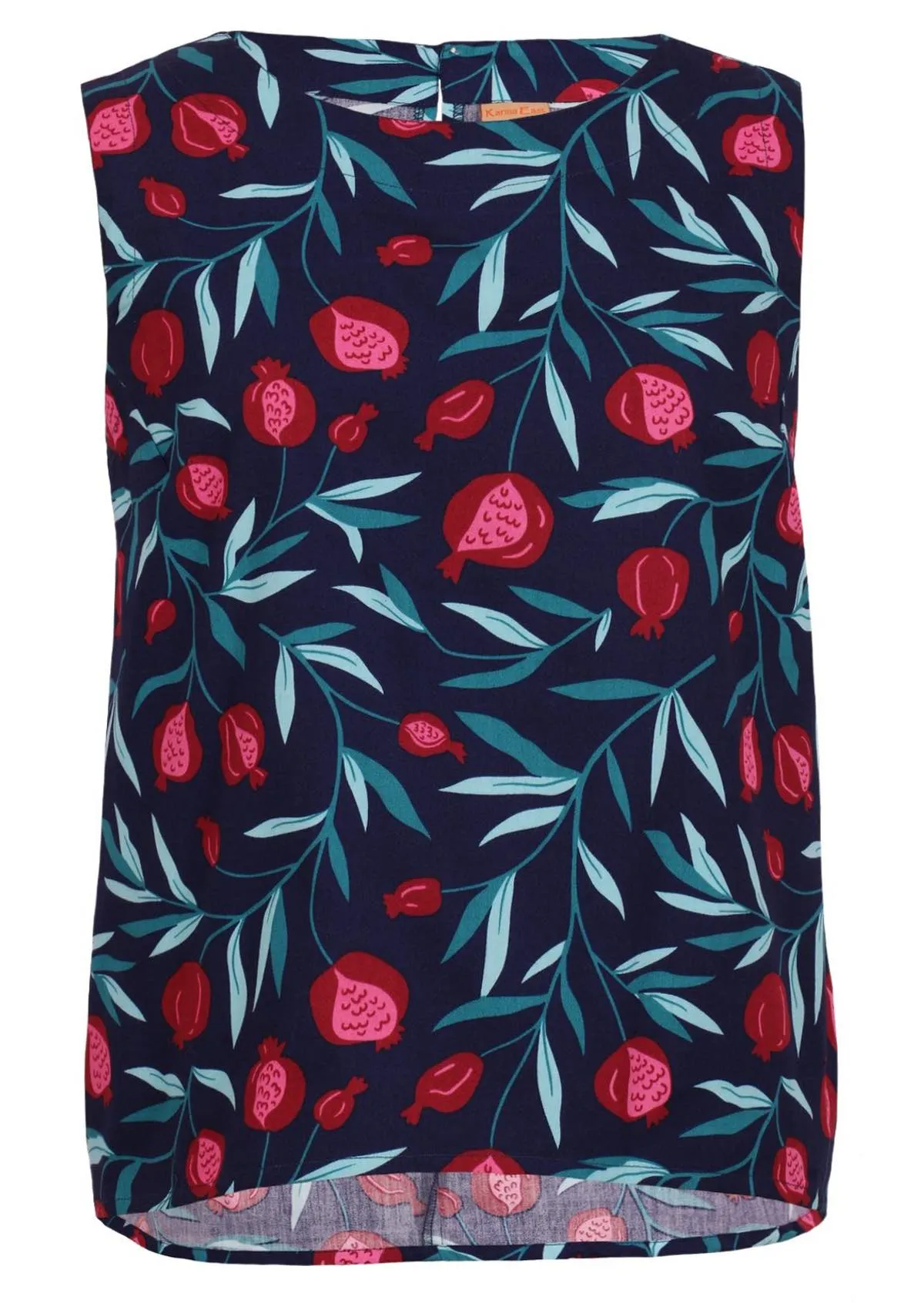 Seconds Eden Top Pomegranate