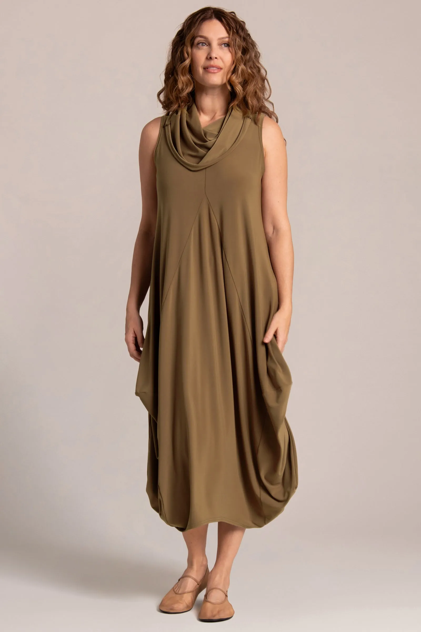 Sleeveless Dream Dress | Sepia
