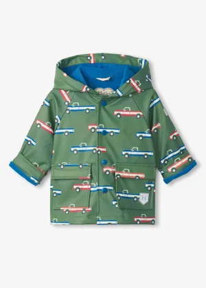 Snap Raincoat - Big Trucks
