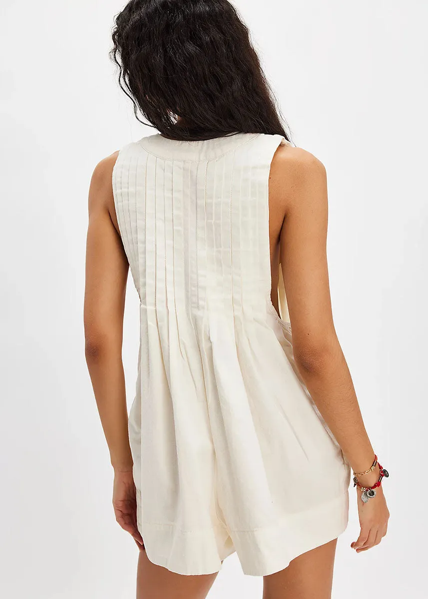 Webster Romper - Ecru Wash